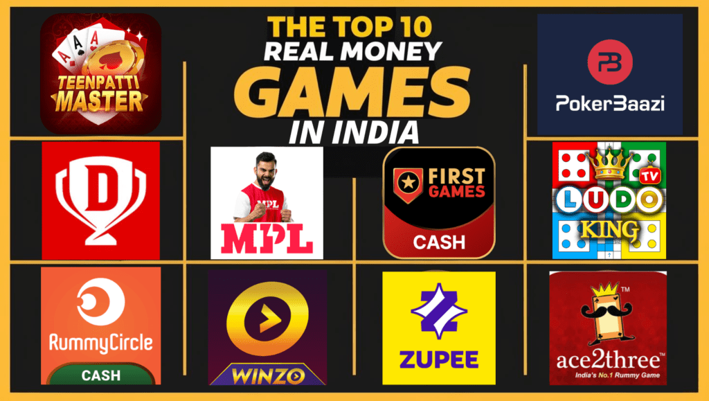 Top 10 Real Money Games in India